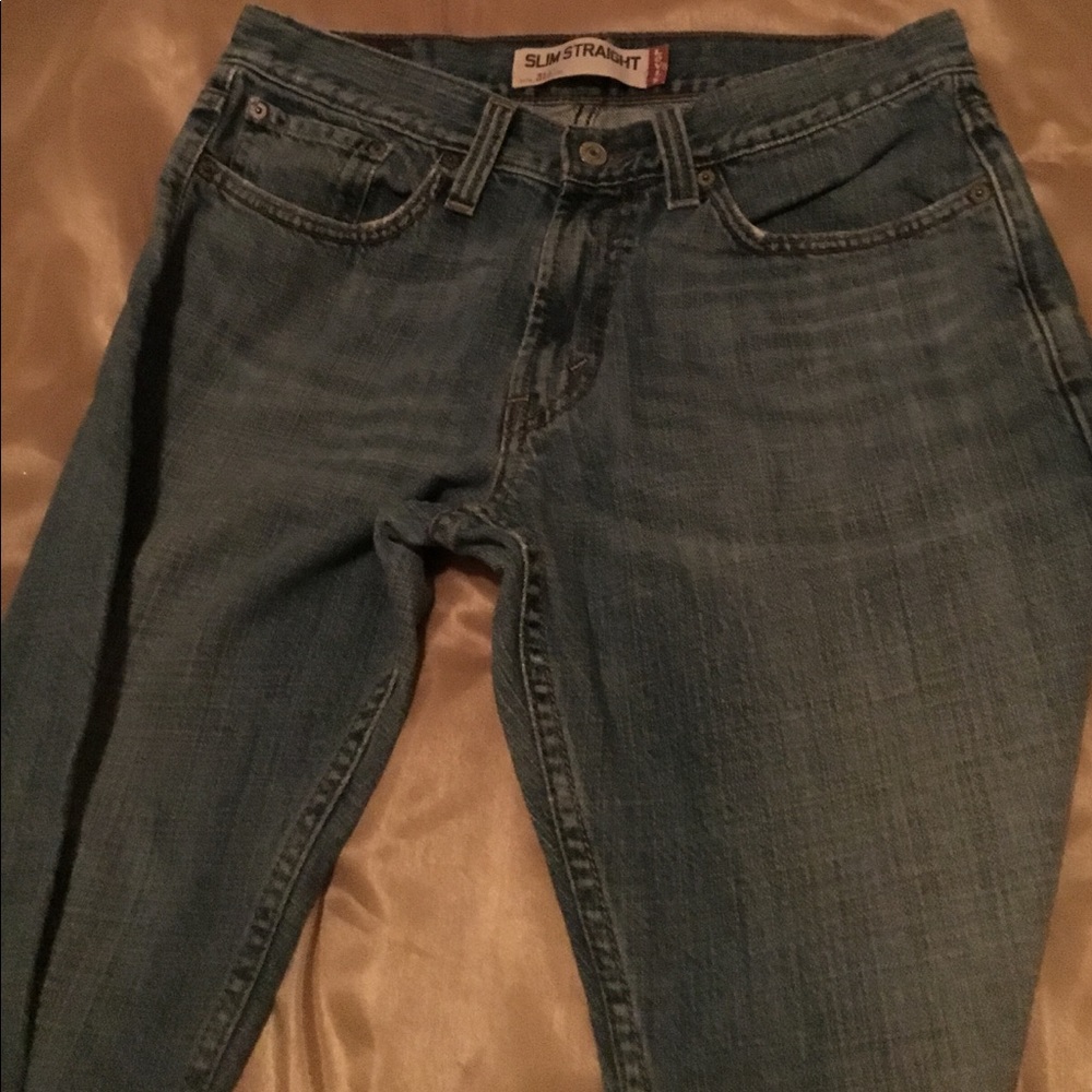 Levi Denim Slim Straight Jeans 32/30